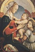 Sandro Botticelli Madonna with Child and an Angel oil on canvas